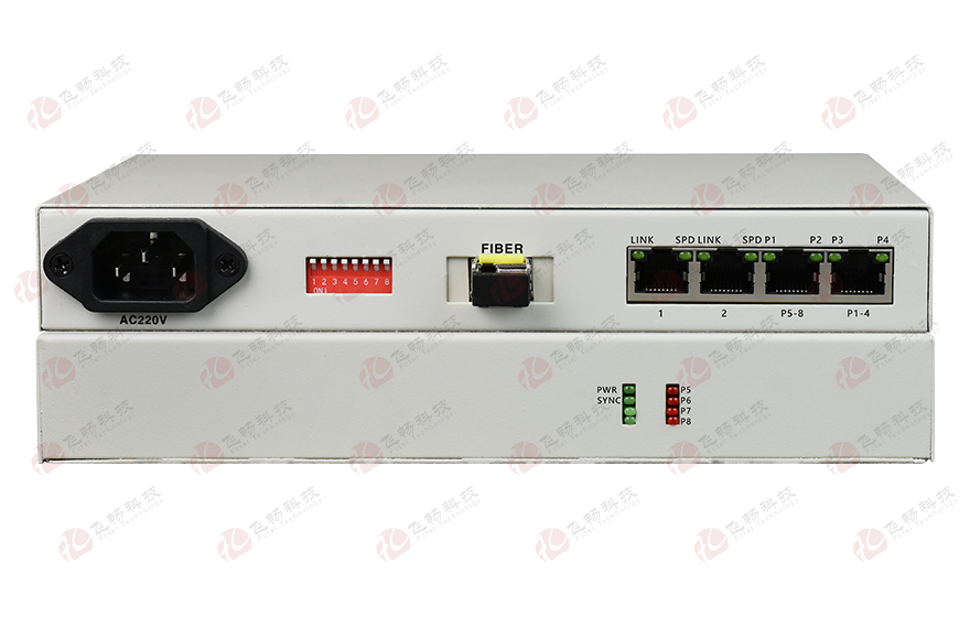 飛暢科技-桌面型8路電話(huà)+2FE 電話(huà)光端機(jī)